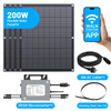 Kit solare flessibile LIONSHEE 800W con 4 pannelli solari da 200W e microinverter