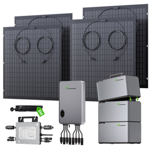 Sistema Modulare Di Accumulo Energia Da Balcone LIONSHEE Con Batteria Impilabile, Pannelli Solari E Microinverter 800W/1600W/2000W