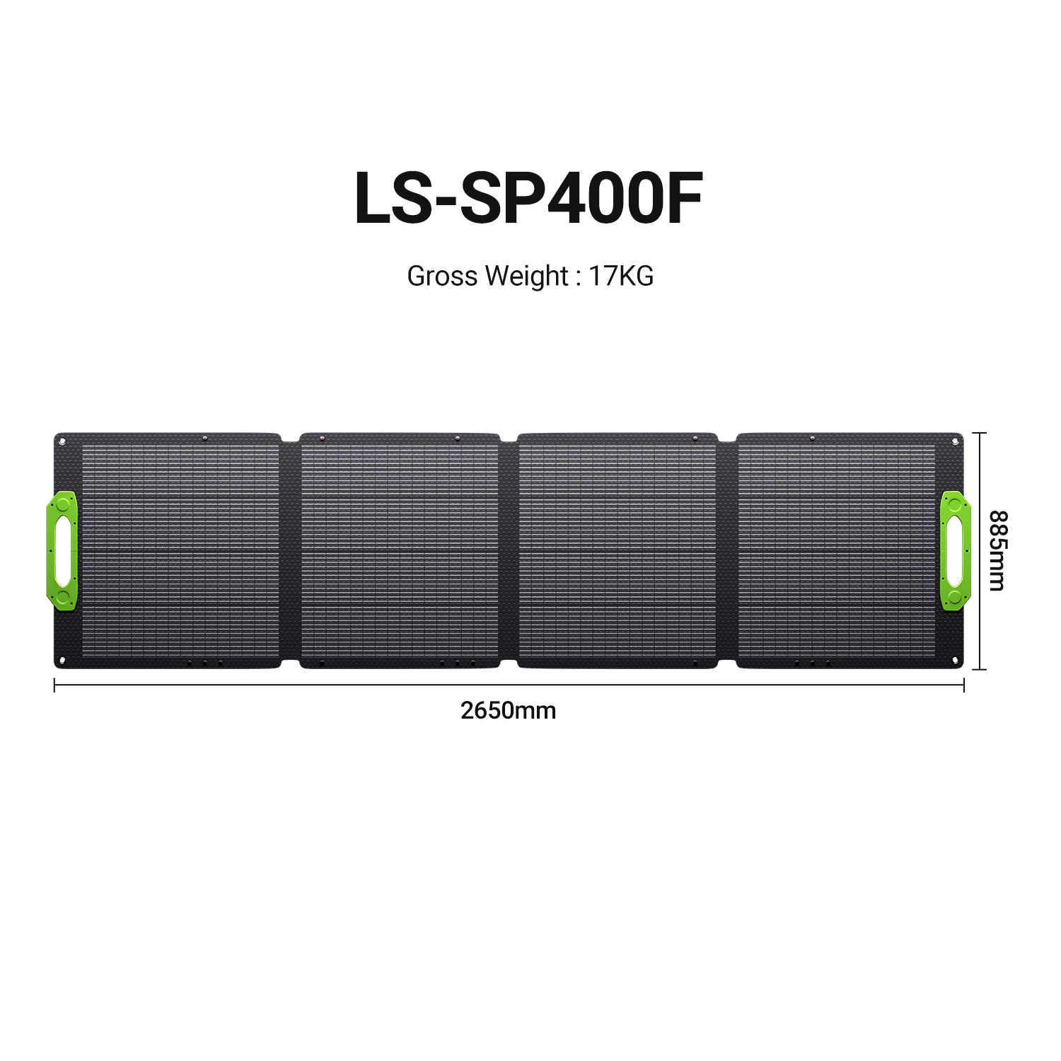 LIONSHEE LS-SP400 pannello solare pieghevole 400W