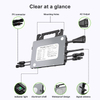LIONSHEE LS-800Mi Microinverter Solare 800W Con WiFi, 2 MPPT E Spedizione Da Magazzino in Germania