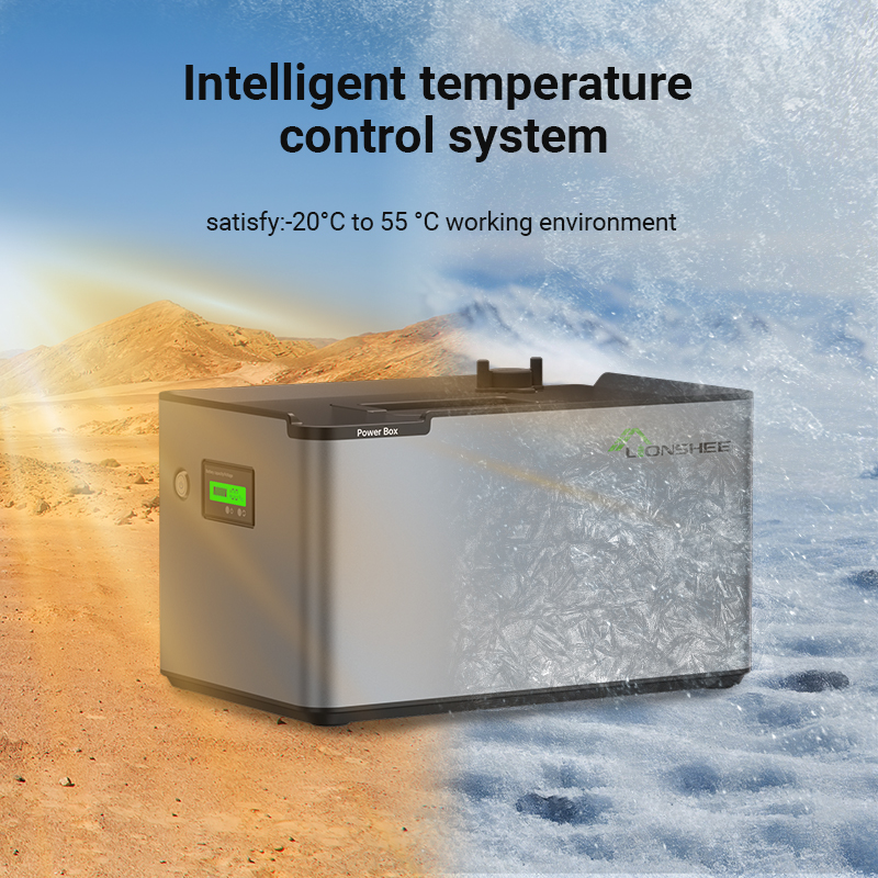 Intervallo di temperatura di esercizio della LS-L1024, dal deserto alla neve