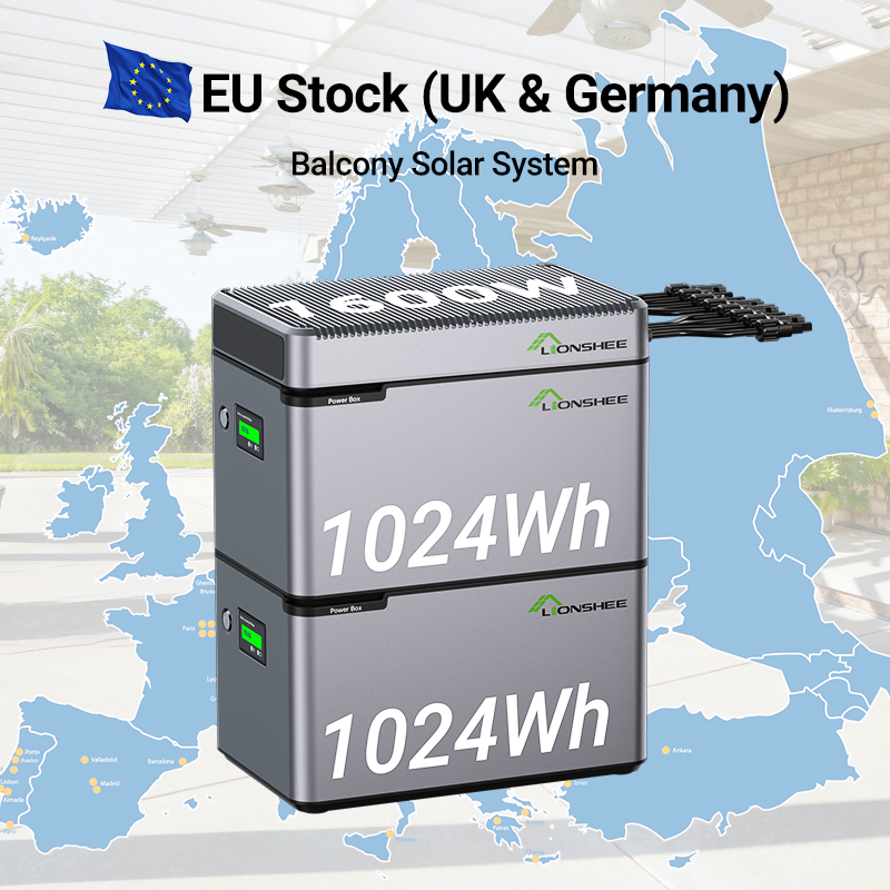 LIONSHEE LS-L1024 Power Box LiFePO4 1024 Wh Pronta Consegna Dai Magazzini Di Germania E Regno Unito, CE RoHS MSDS