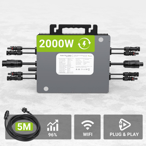 LIONSHEE LS-2000M Microinverter Solare 2000W Con WiFi, 4 MPPT E Spedizione Da Magazzino in Germania O Regno Unito