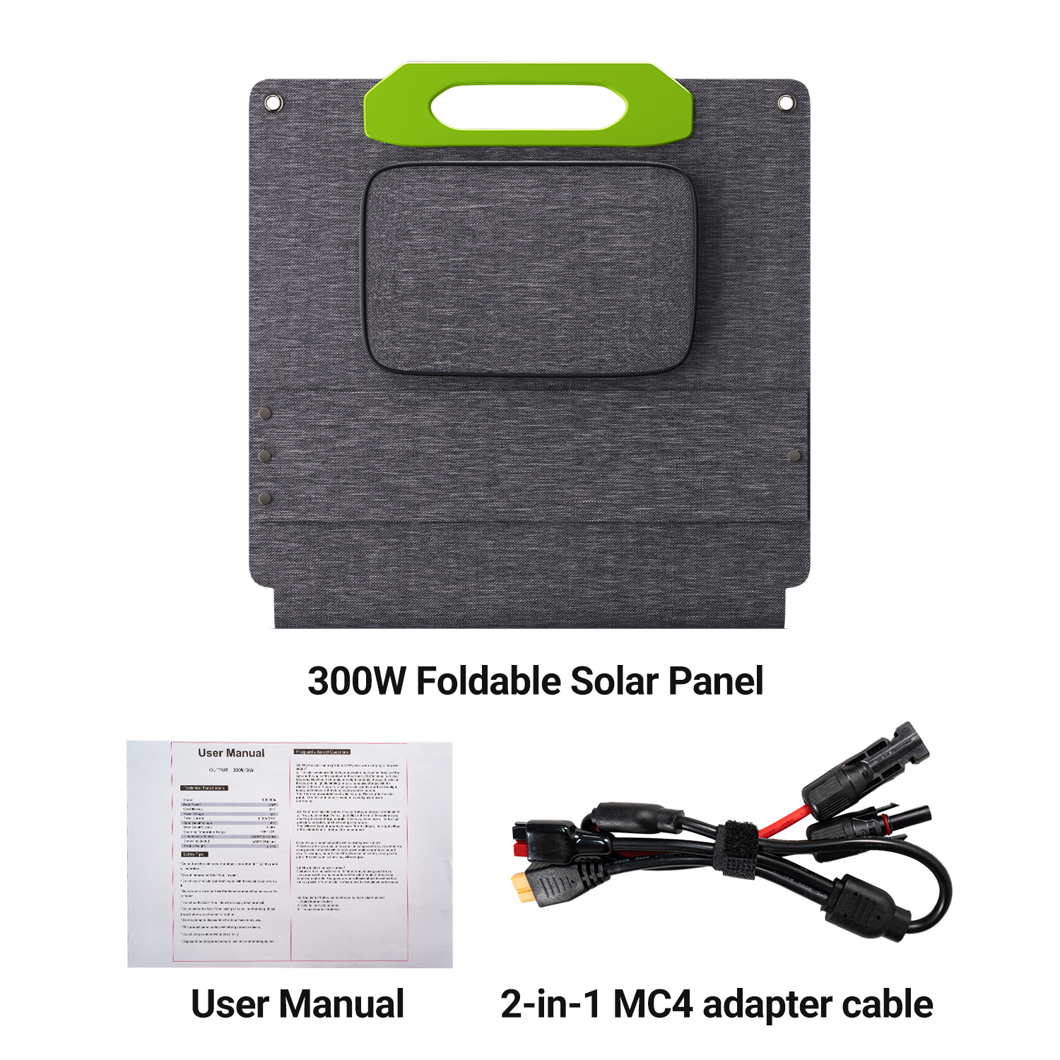 LIONSHEE LS-SP300 Pannello Solare Pieghevole 300W Per Power Station, ETFE, IP67, MC4, Stock In Germania E Regno Unito