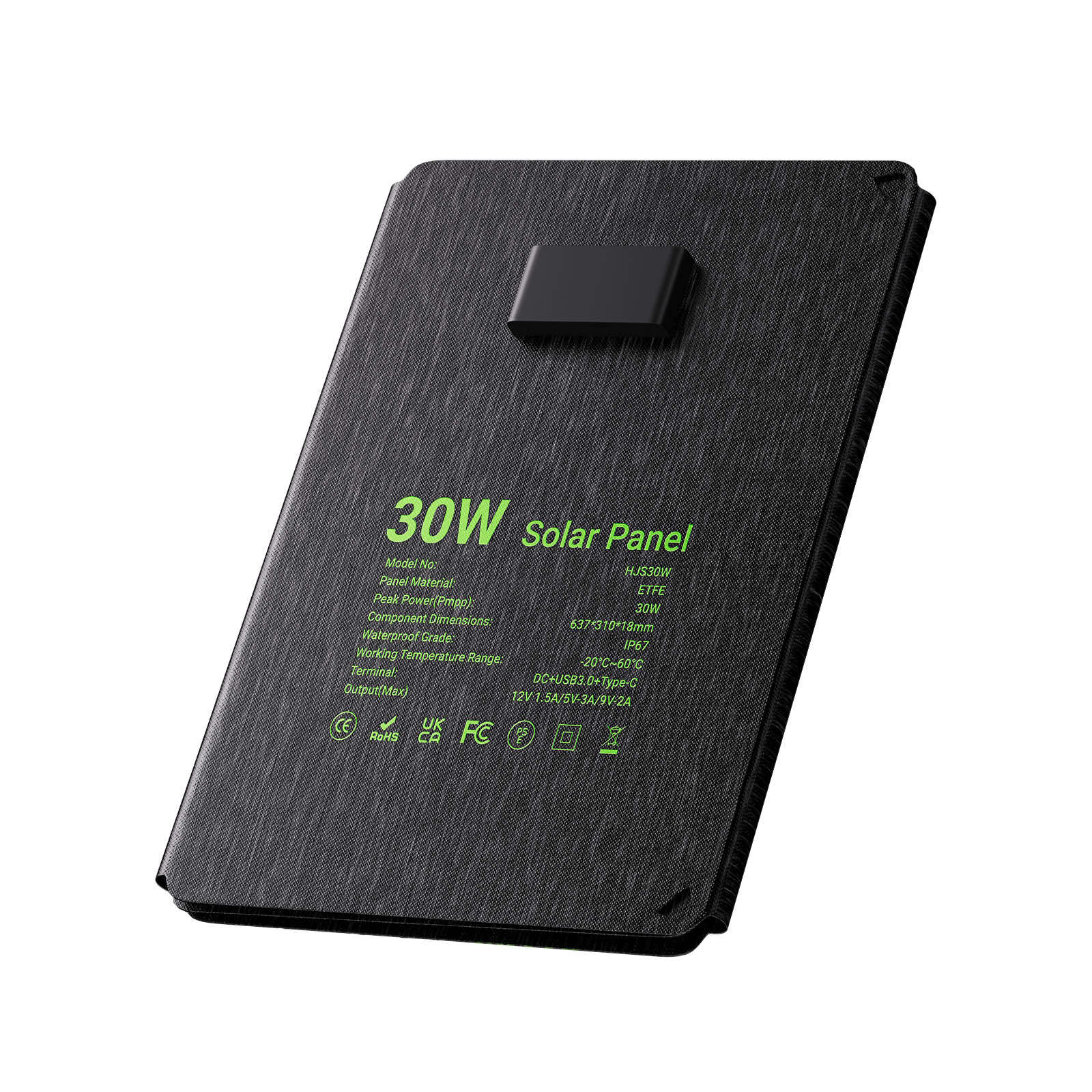 LIONSHEE LS-SP30F Pannello Solare Pieghevole 30W Con USB E Type-C, ETFE, Stock In Germania E Regno Unito