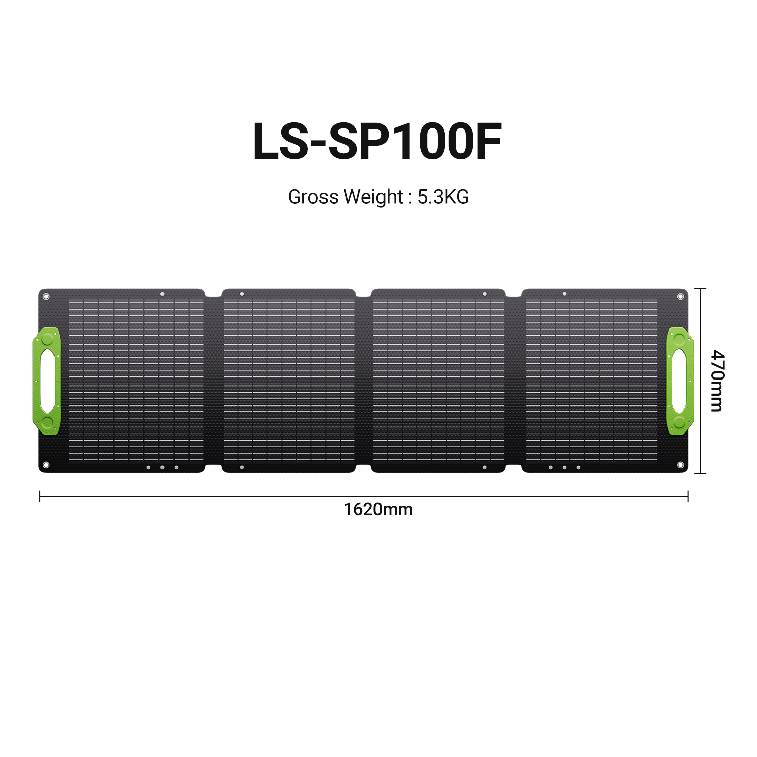 LIONSHEE LS-SP100 pannello solare pieghevole 100W