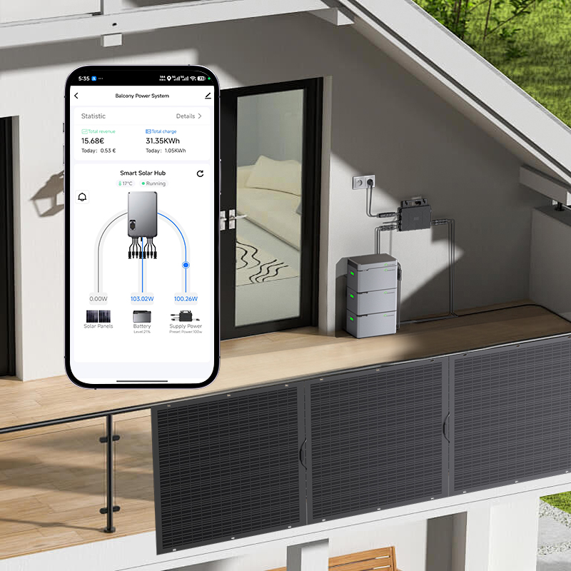 Sistema Solare Da Balcone Per Un Appartamento in Italia